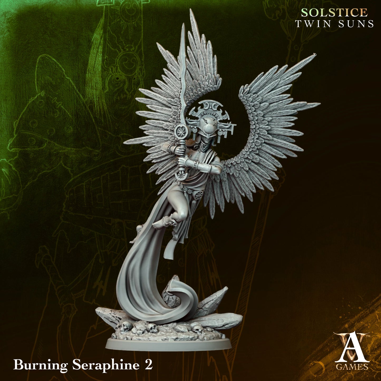 Burning Seraphine (4  modelos)