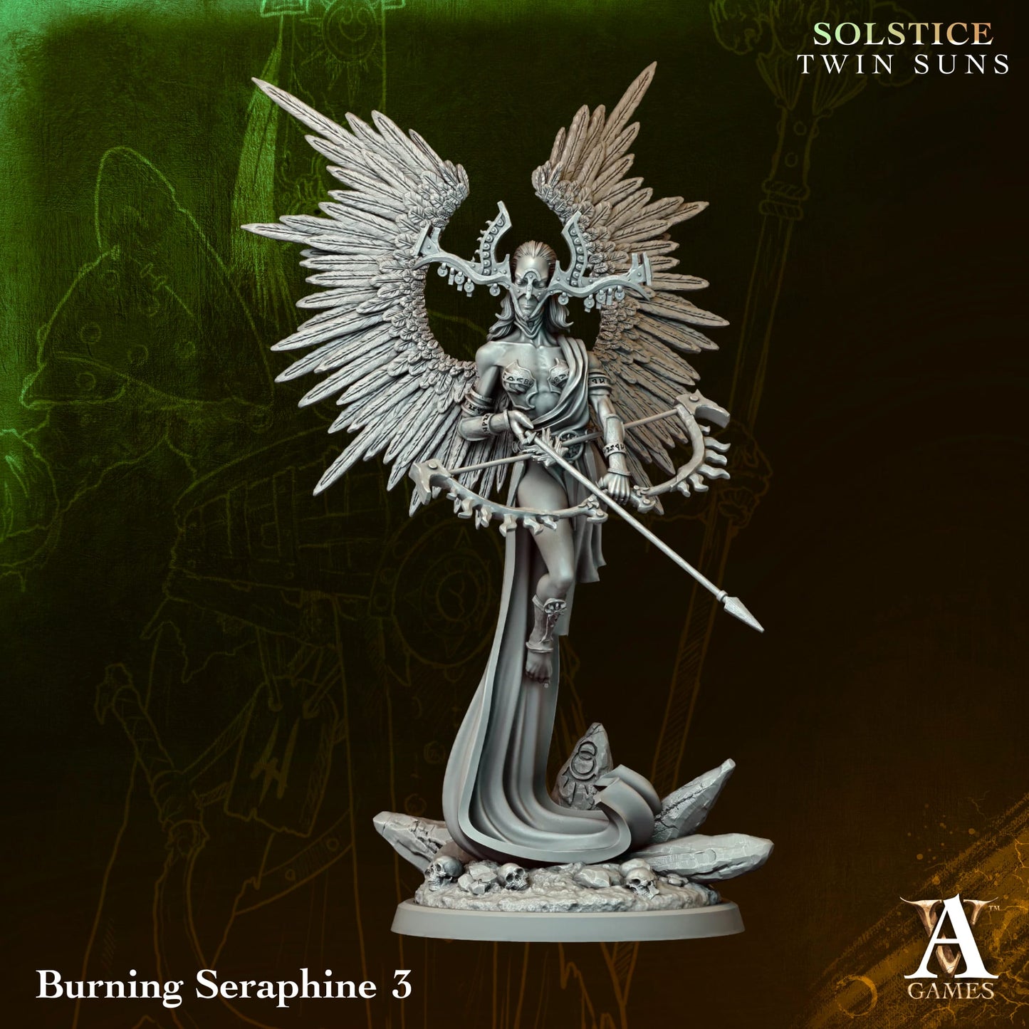 Burning Seraphine (4  modelos)
