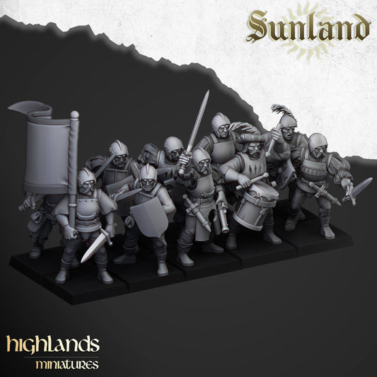 Sunland Troops with Swords + CG