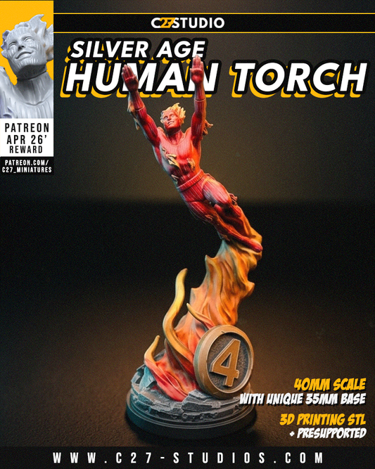 Silver Age Human Torch FanArt