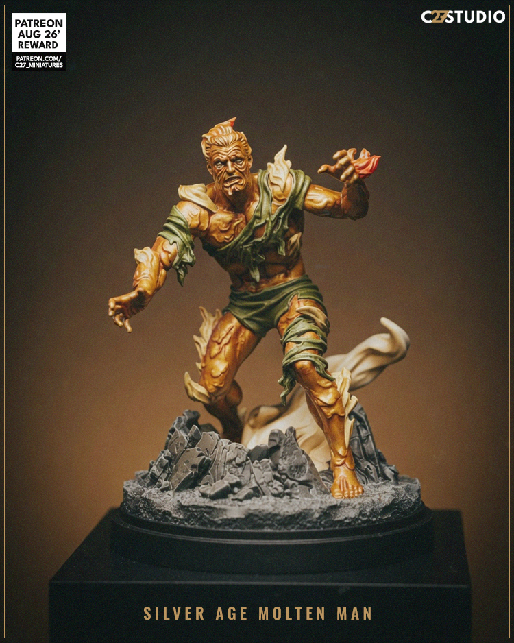 Silver Age Molten Man FanArt