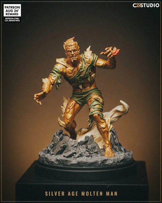Silver Age Molten Man FanArt