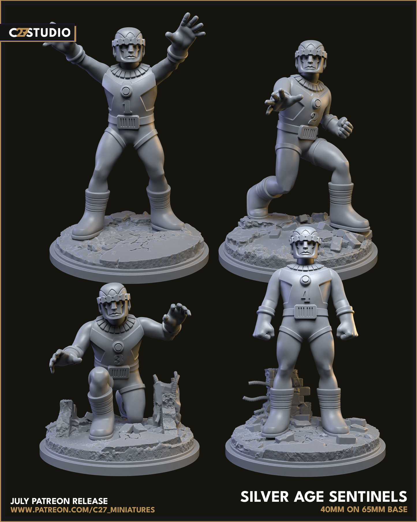 Silver Age Sentinel MK1 (4 modelos)
