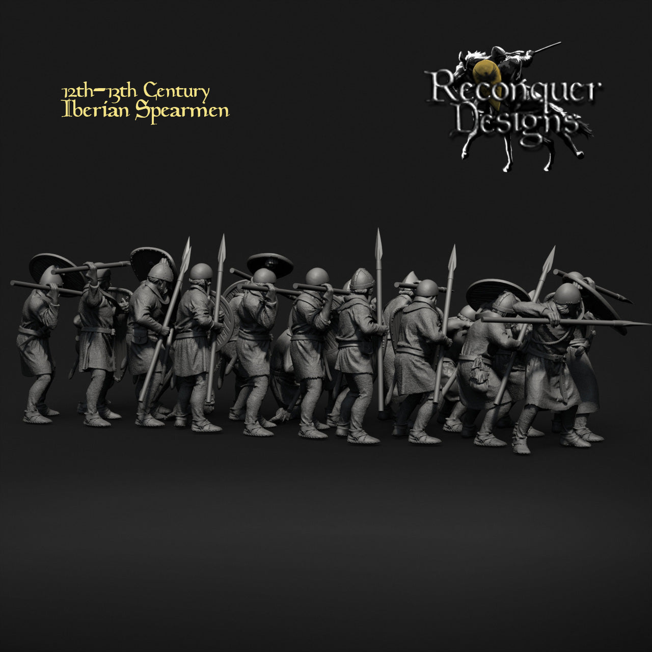 12-13th Century Iberian Spearmen