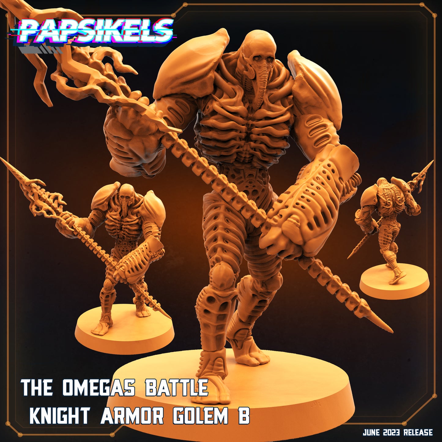 The Omega Battle Knight Armor Golem B y C