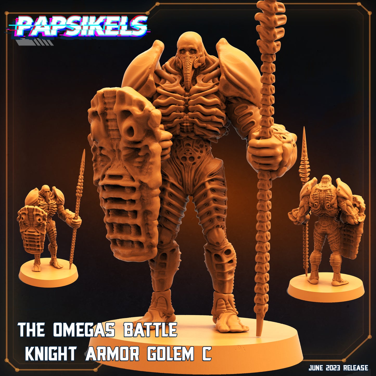 The Omega Battle Knight Armor Golem B y C