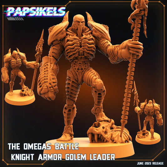 The Omega Battle Knight Armor Golem Leader