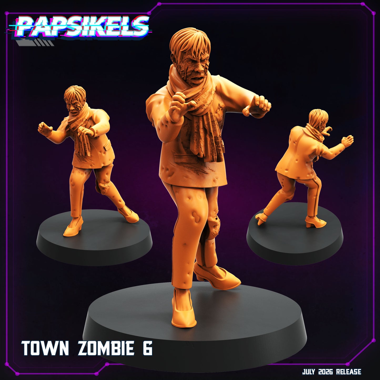 Town Zombies (8 modelos)