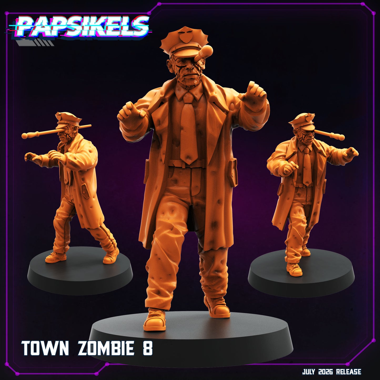 Town Zombies (8 modelos)