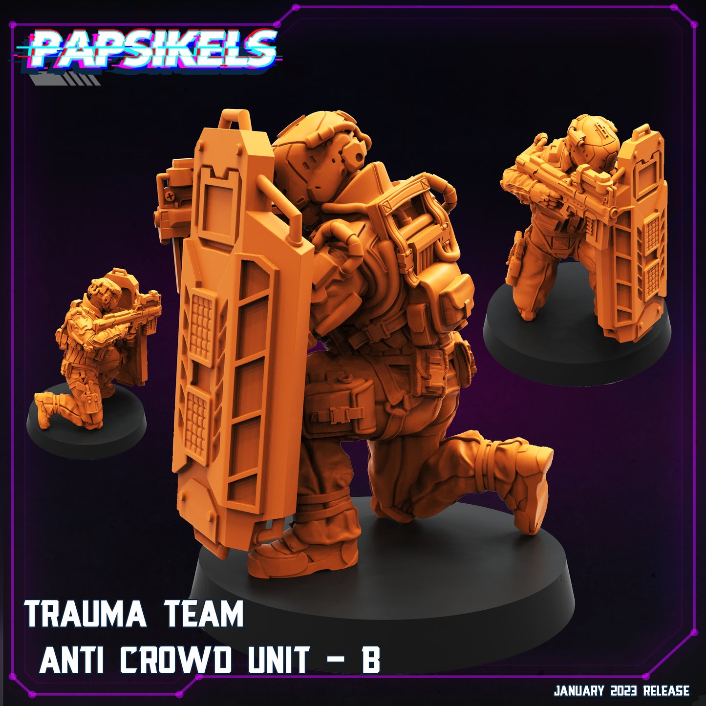 Trauma Team Anto Crowd Unit (3 modelos)