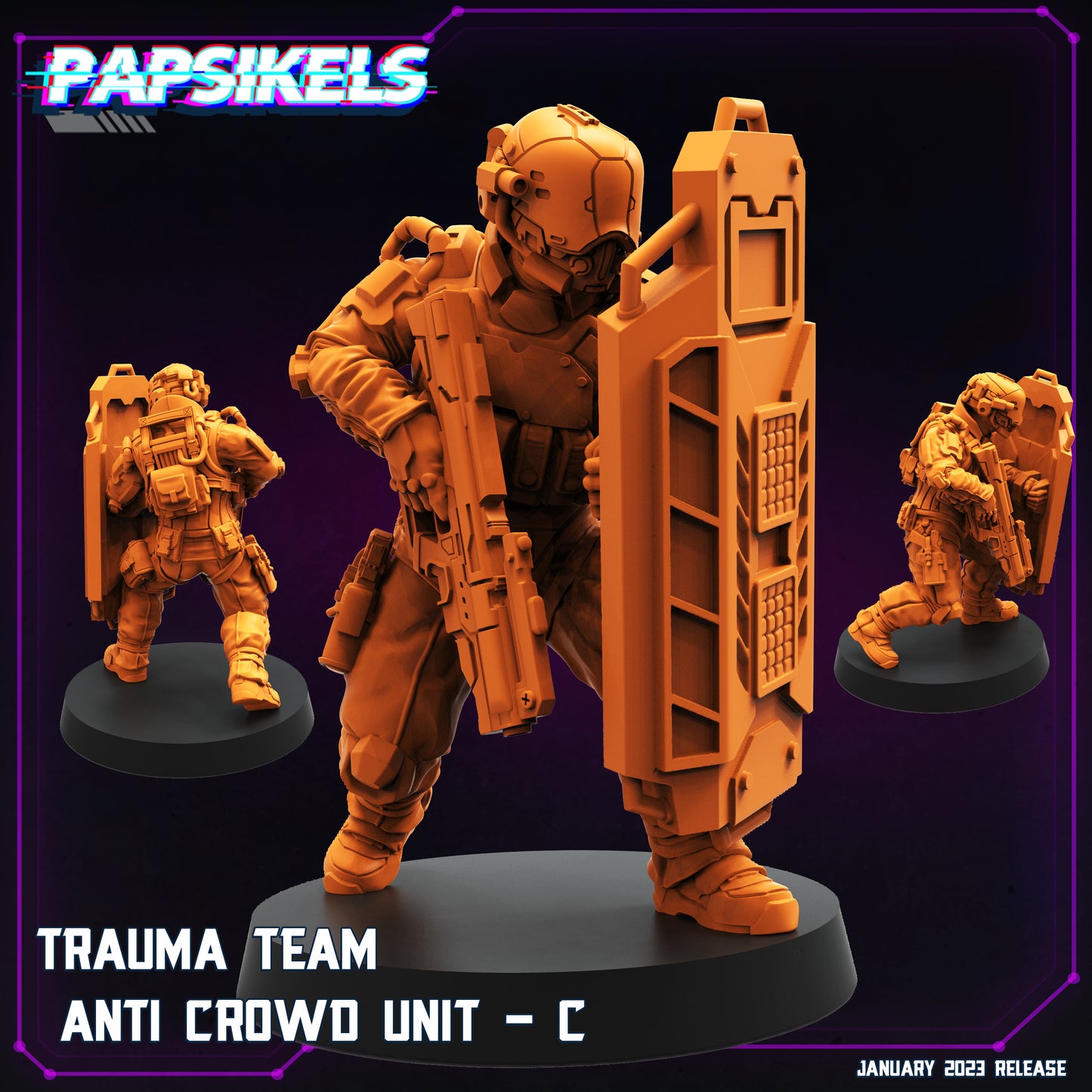 Trauma Team Anto Crowd Unit (3 modelos)