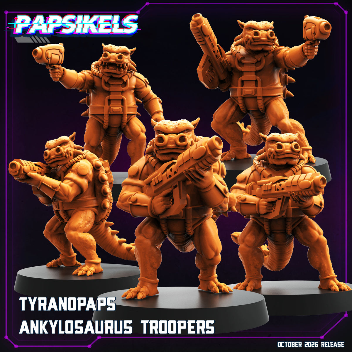 Tyranopaps Ankylosaurus Troopers