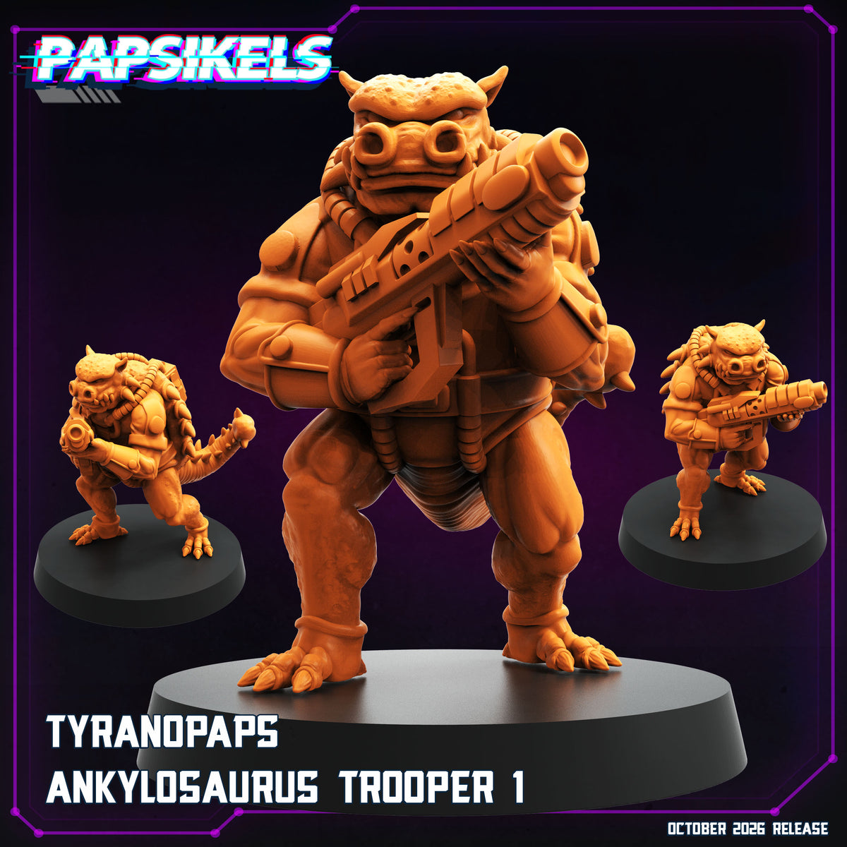 Tyranopaps Ankylosaurus Troopers