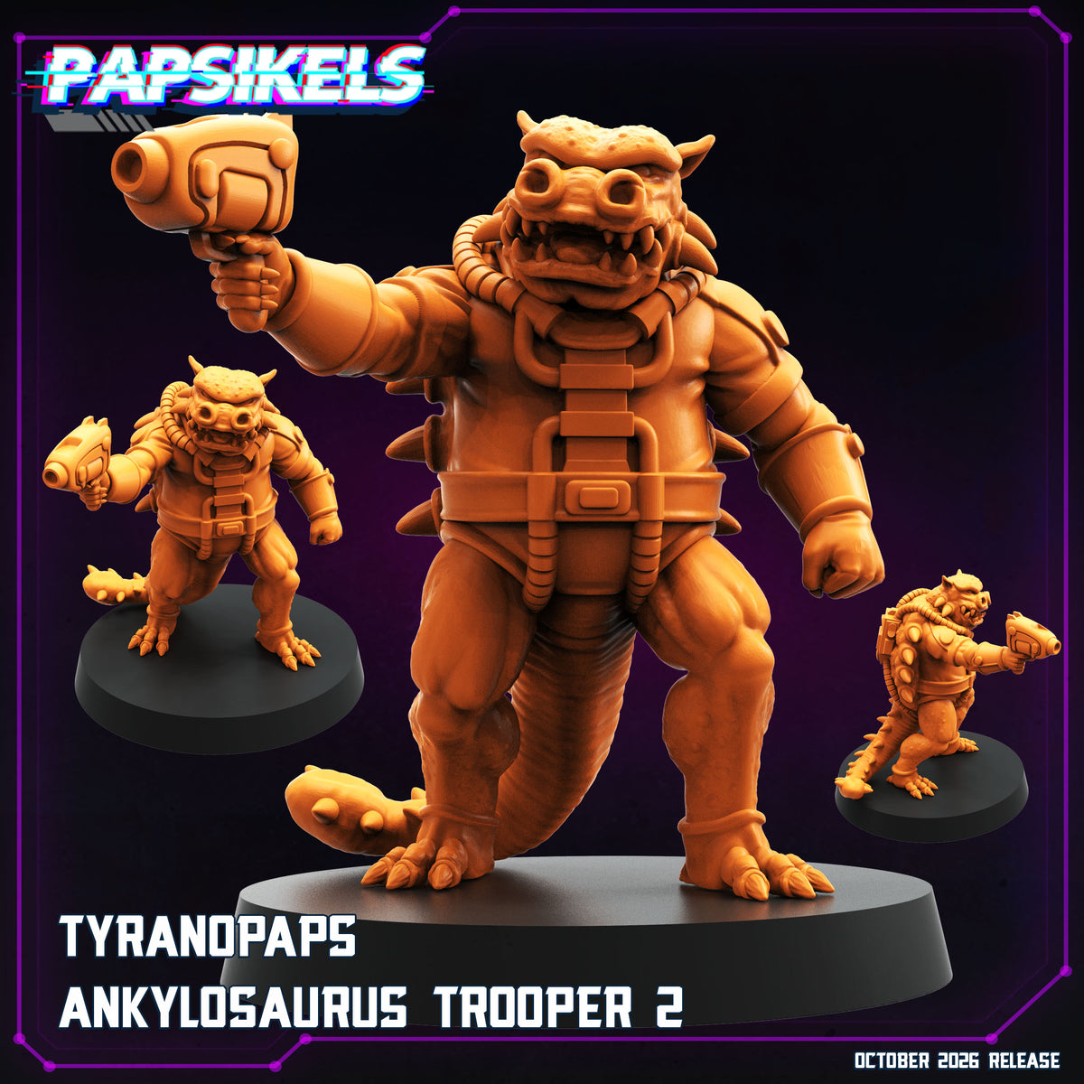 Tyranopaps Ankylosaurus Troopers
