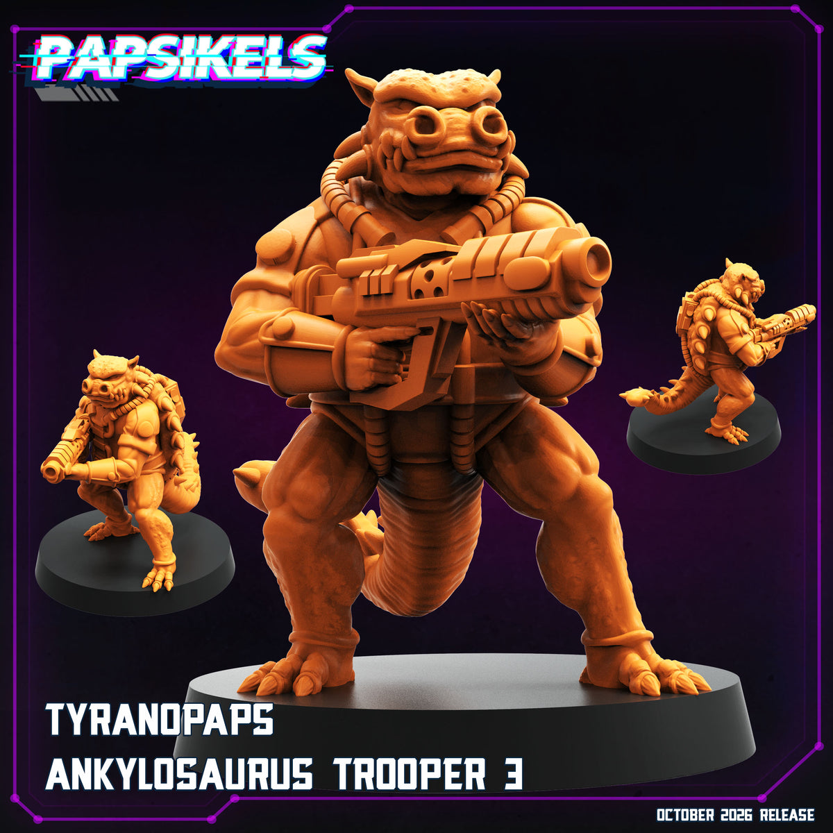 Tyranopaps Ankylosaurus Troopers