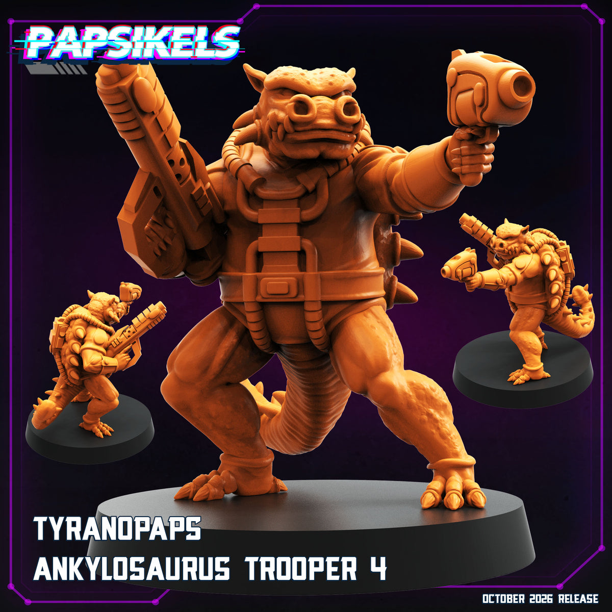Tyranopaps Ankylosaurus Troopers