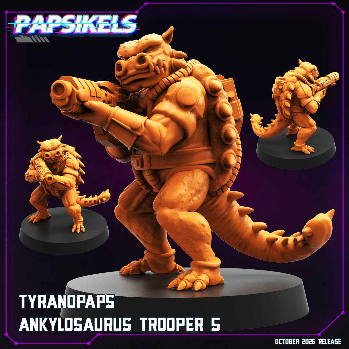 Tyranopaps Ankylosaurus Troopers