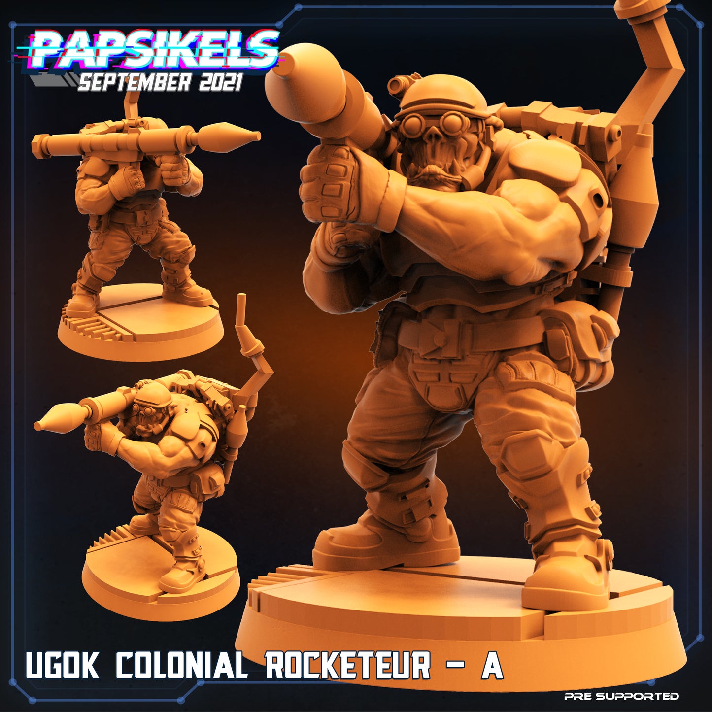 Ugok Colonial Rocketeur (3 variantes)