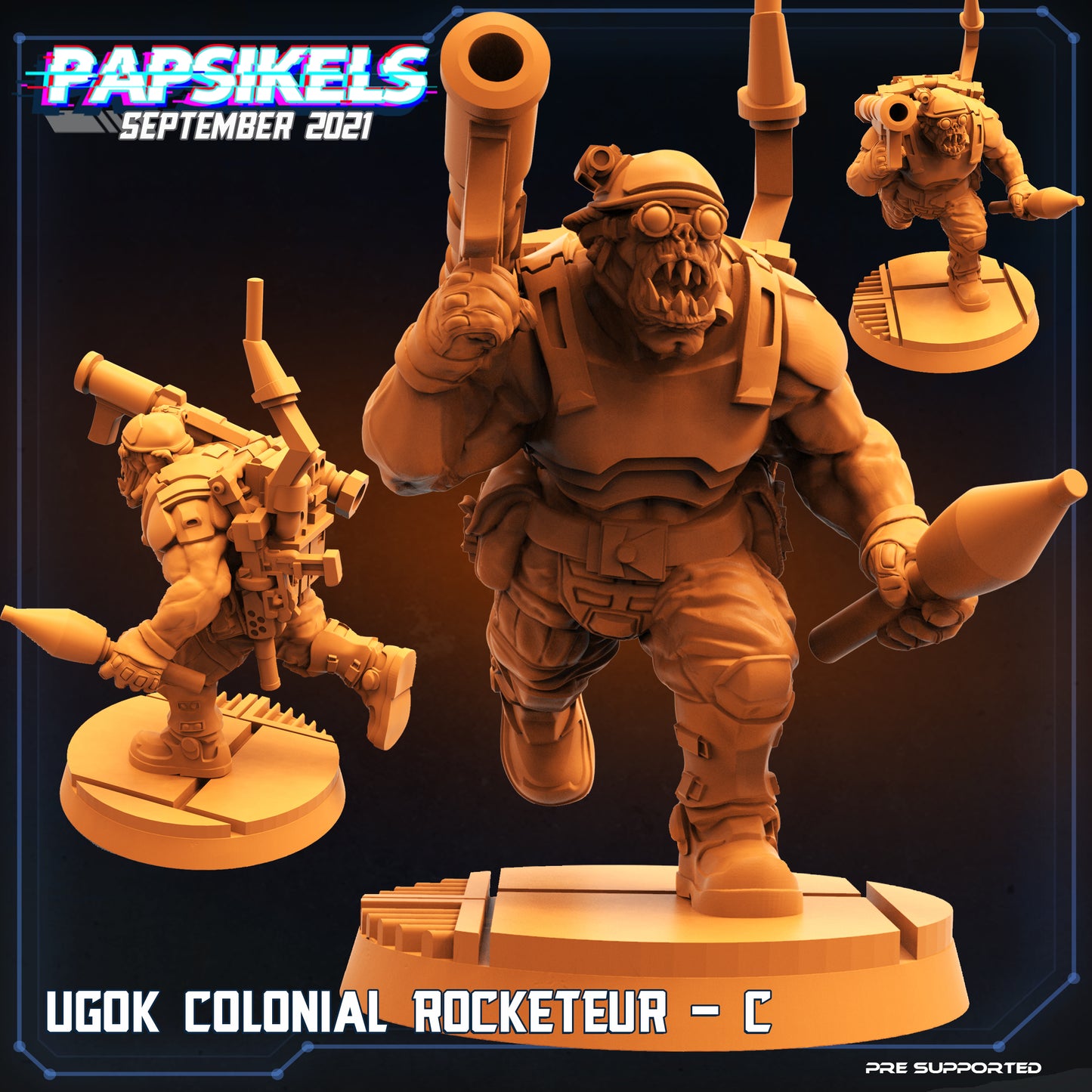 Ugok Colonial Rocketeur (3 variantes)