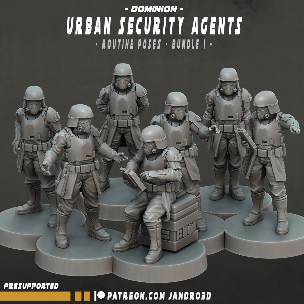 Urban Security Agents - Routine Poses