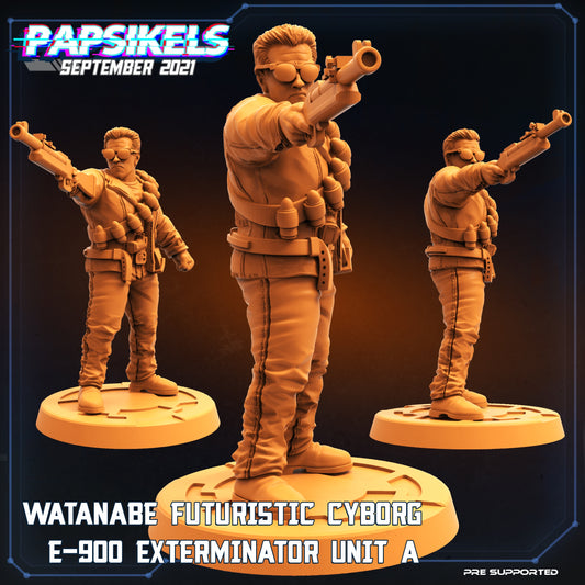 Watanabe Futuristic Cyborg E-900 Exterminator Unit A