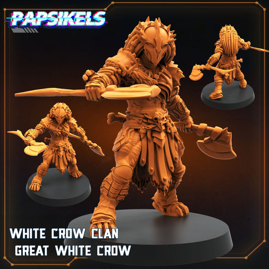 White Crow Clan Große weiße Krähe