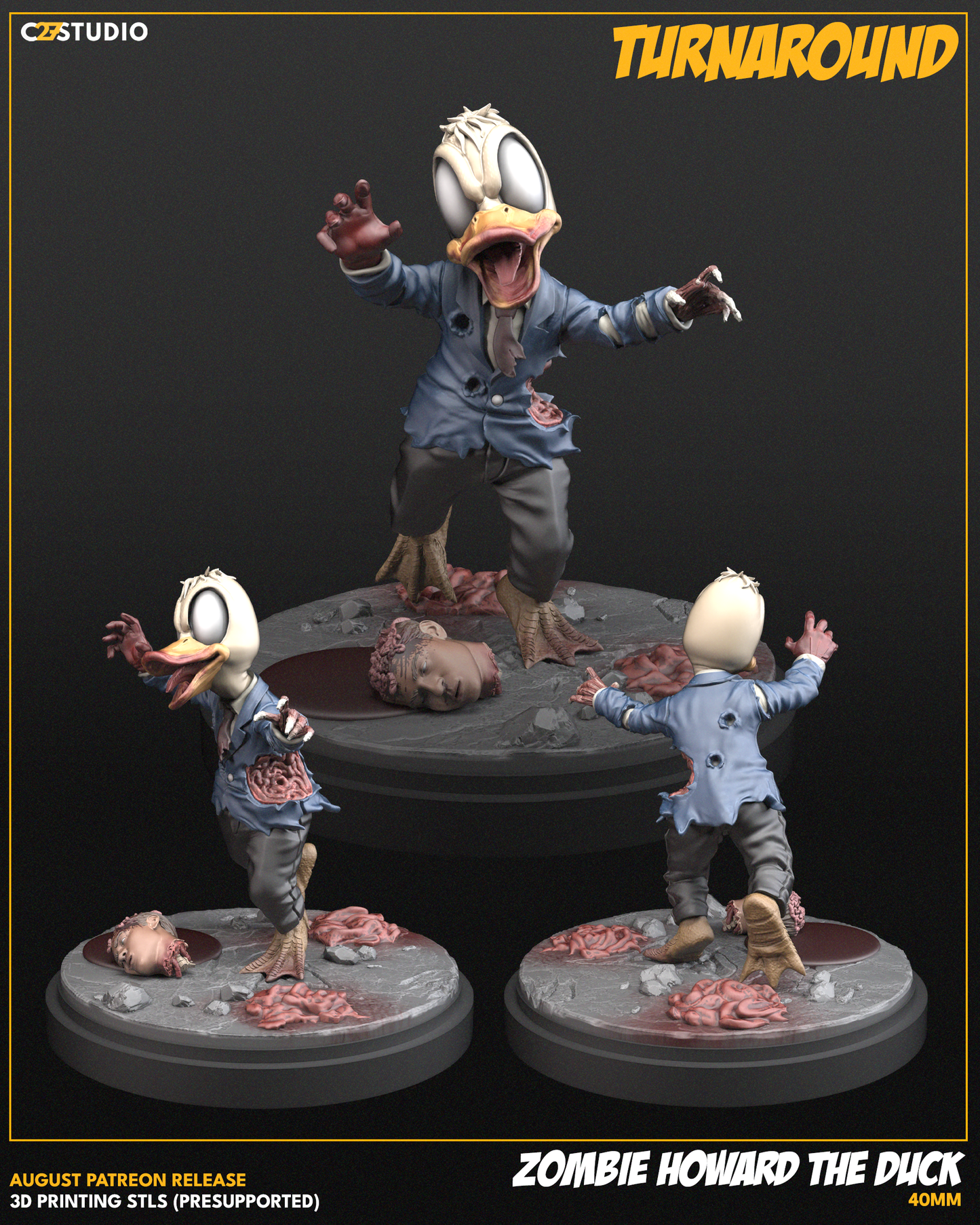 Zombie Howard the Duck FanArt