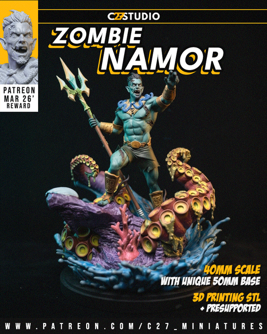 Zombie Namor FanArt