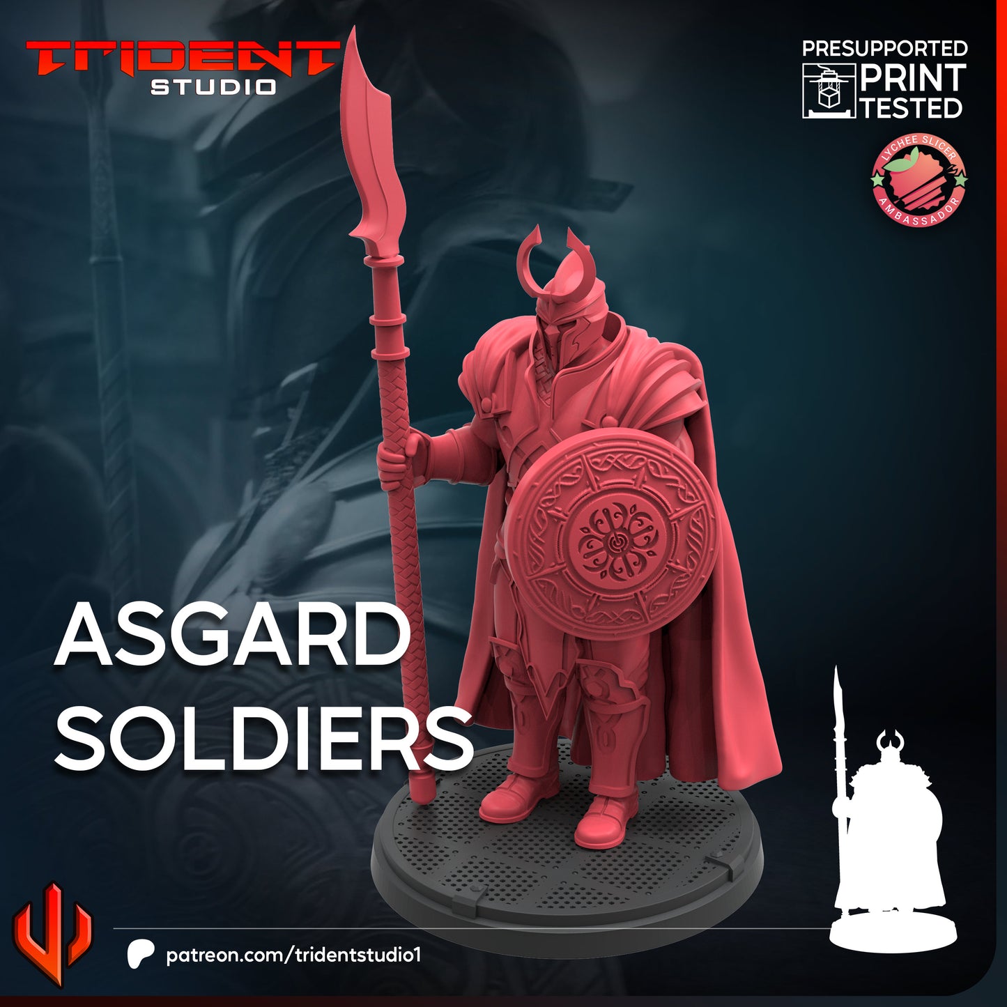 Asgardian Spear Knight (4 modelos)