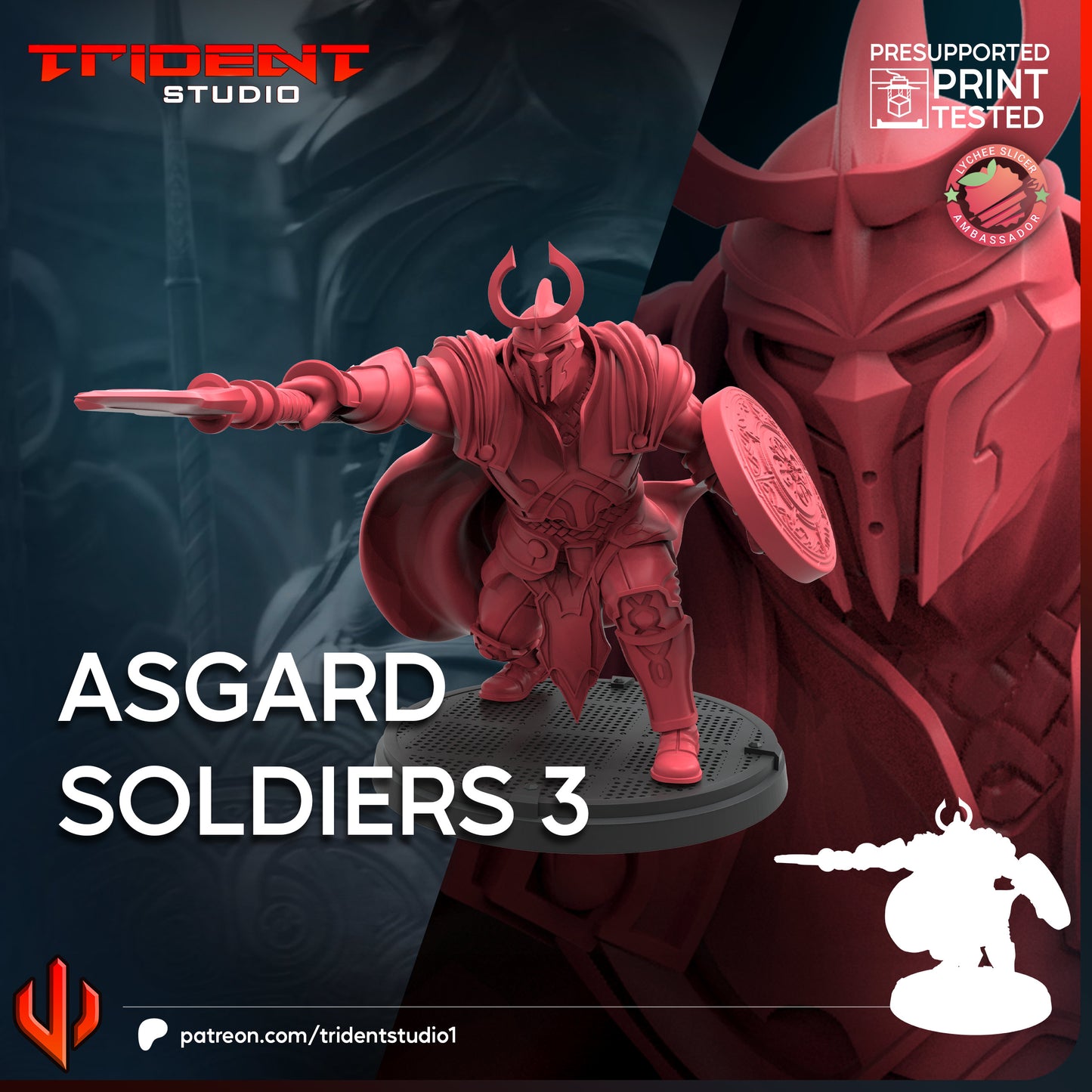 Asgardian Spear Knight (4 modelos)
