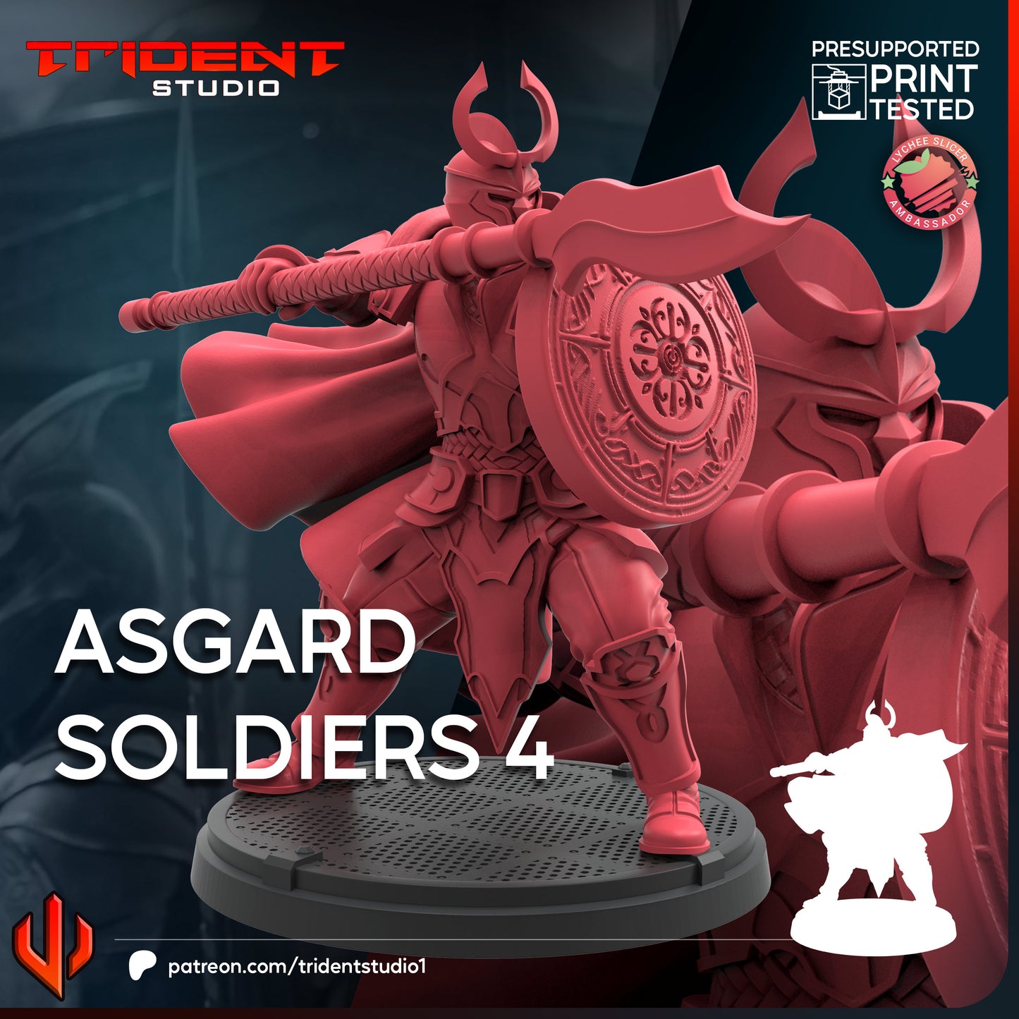 Asgardian Spear Knight (4 modelos)