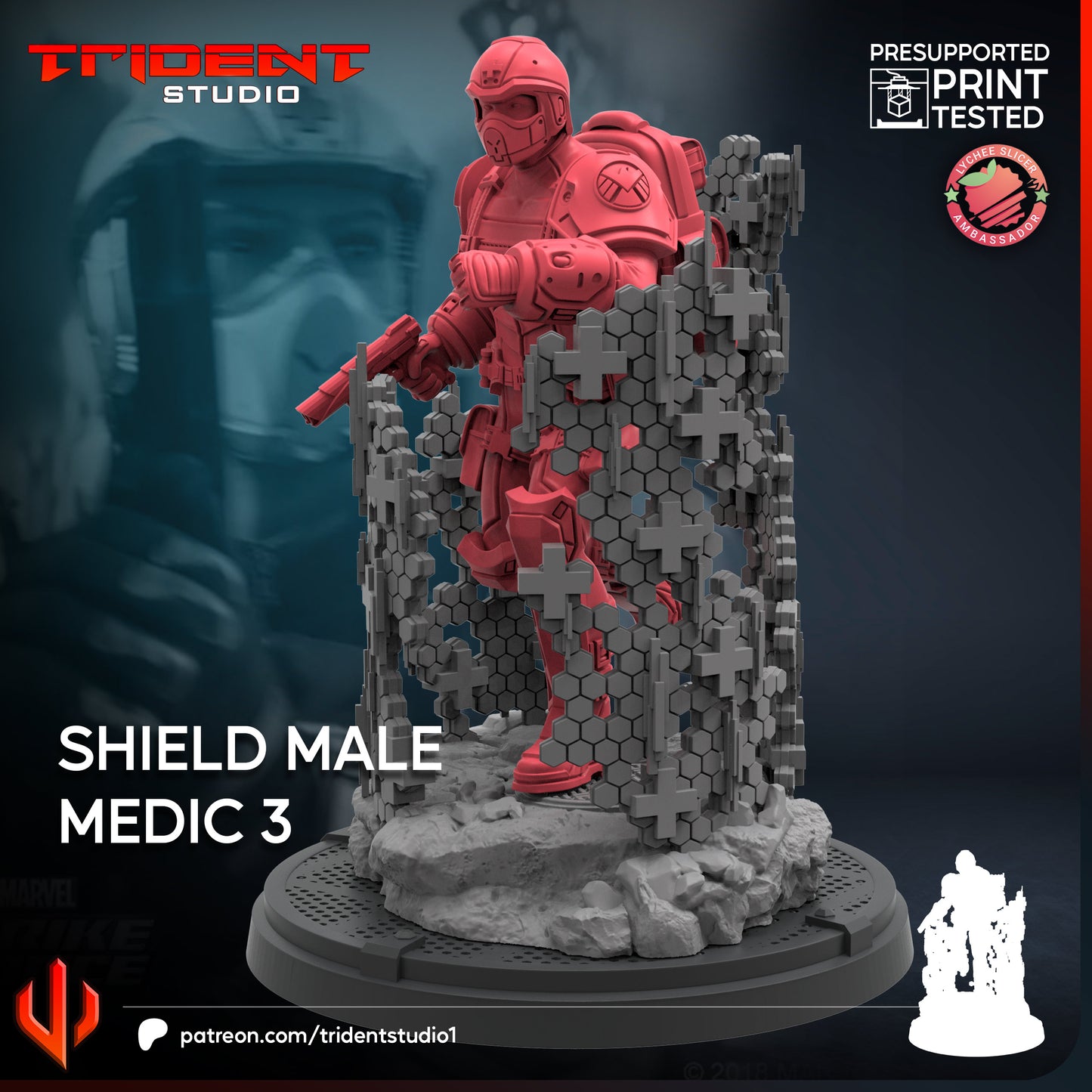 Shield Medic Male (3 models)