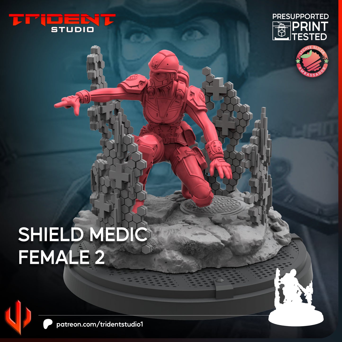 Shield Medic Female (3 models)