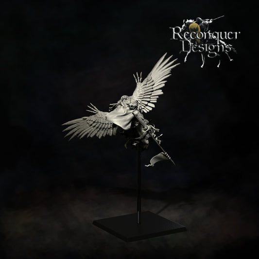 Lord on his hippogriff attacking