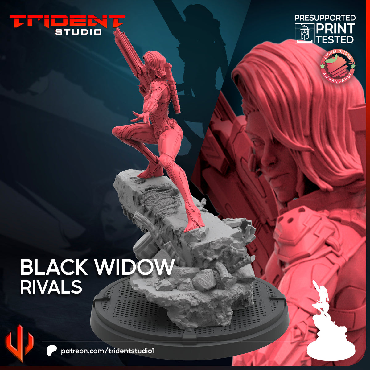 Sad Widow Rivals Black Widow Rivals FanArt – 🏅 EboraMiniatures
