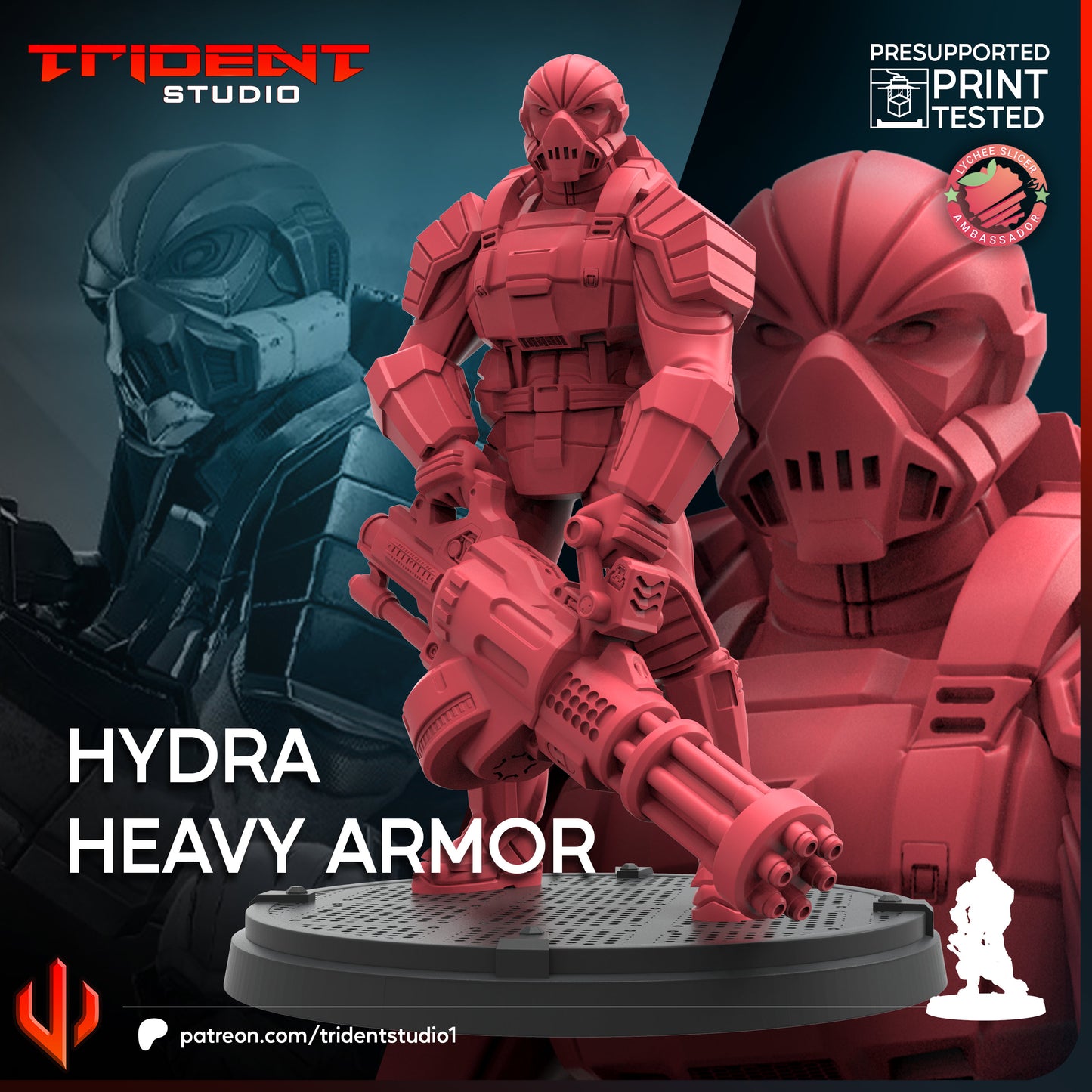 Hydra Heavy Armor FanArt (3 modelos)
