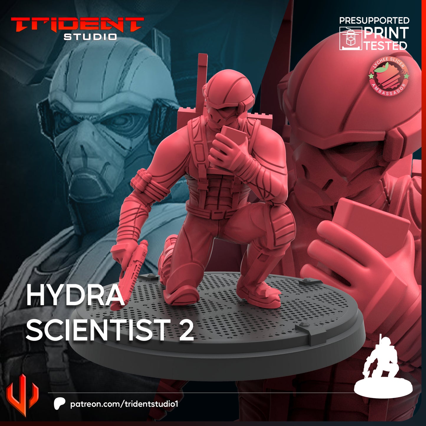 Hydra Scientist FanArt (3 modelos)