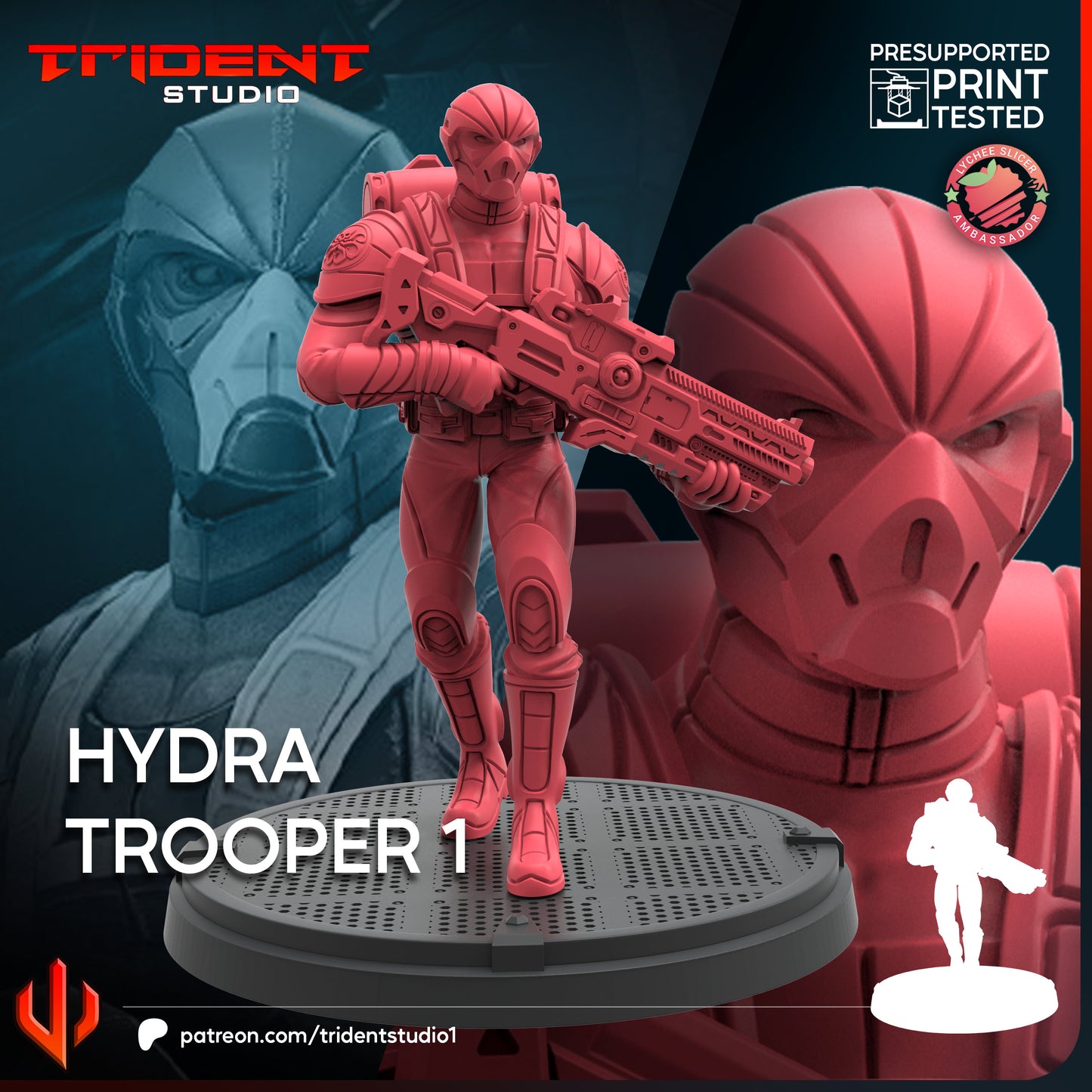 Hydra Troopers FanArt (3 modelos)