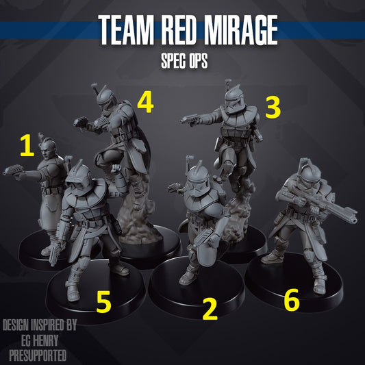 Team Red Mirage. Spec Ops