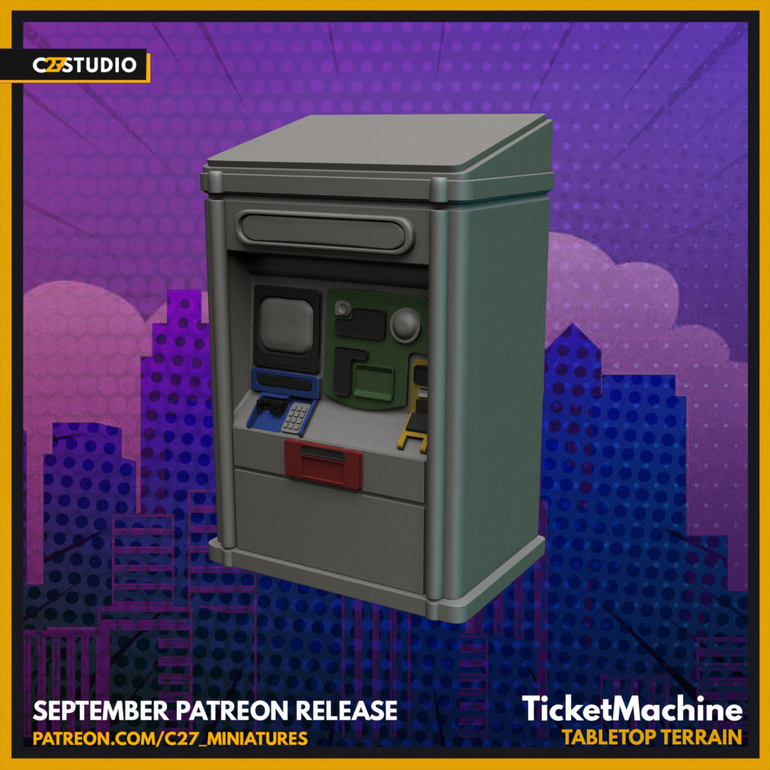 Tickets Machine Walkthrough Ticket Machine – 🏅 EboraMiniatures