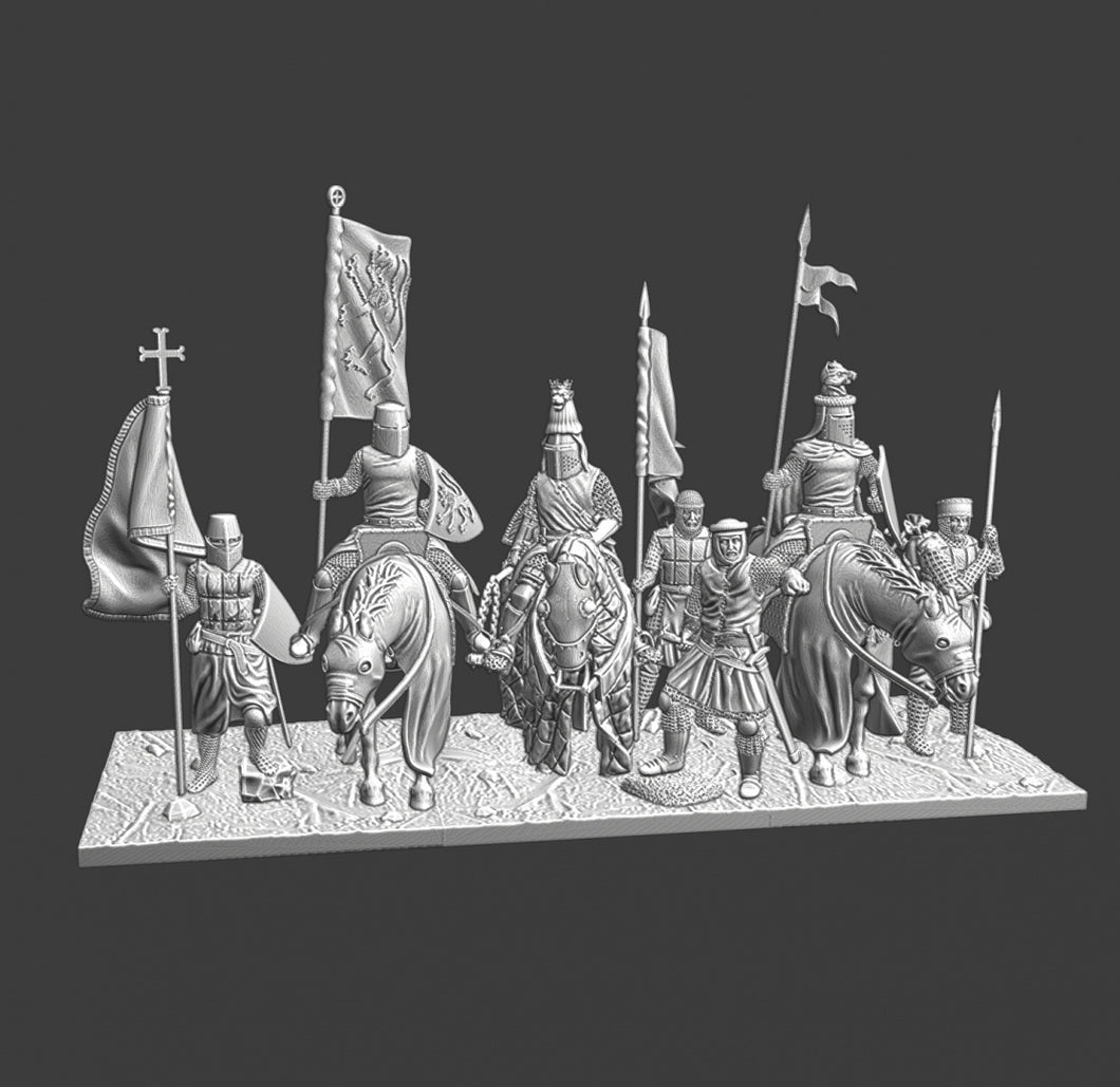 Diorama Medieval commando set