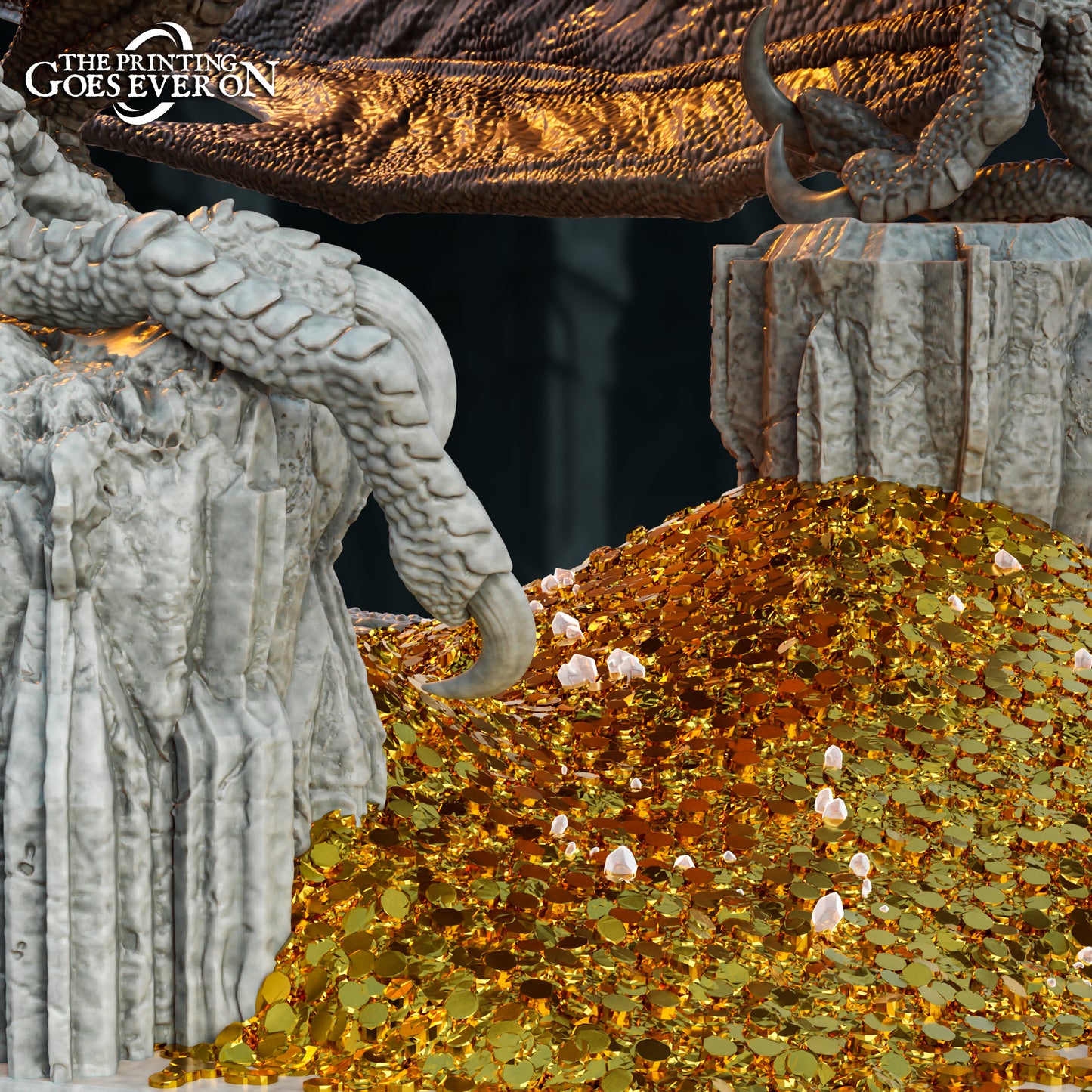Selthrax - Gargantuan Dragon - Treasure Hoard Pose