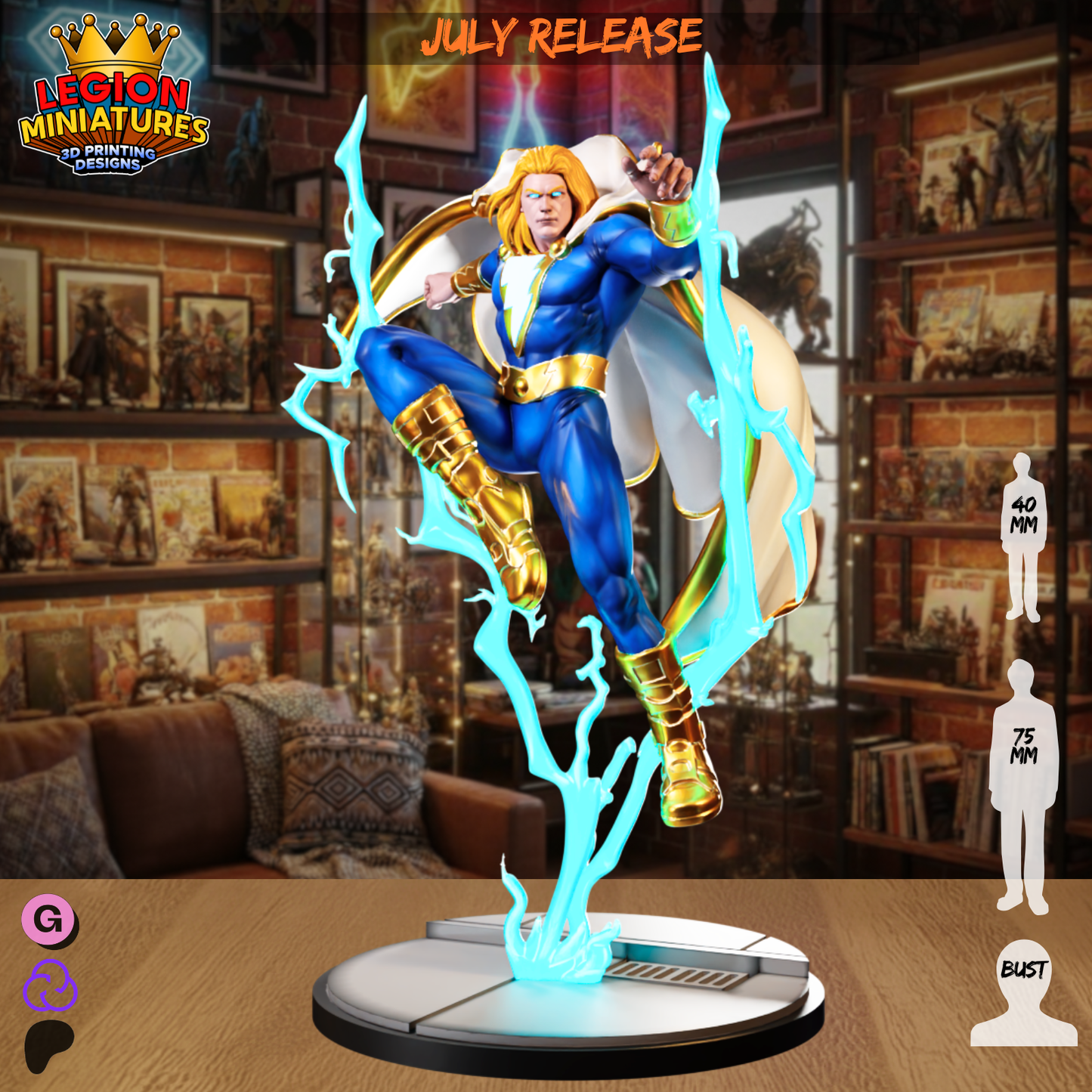 Shazam Blue FanArt