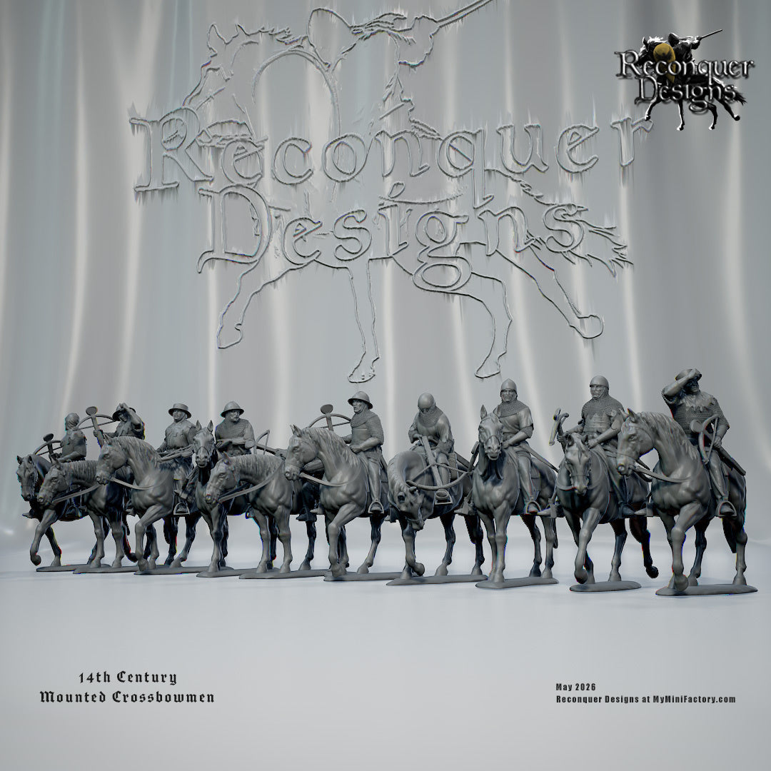 14th Century Mounted Crossbowmen