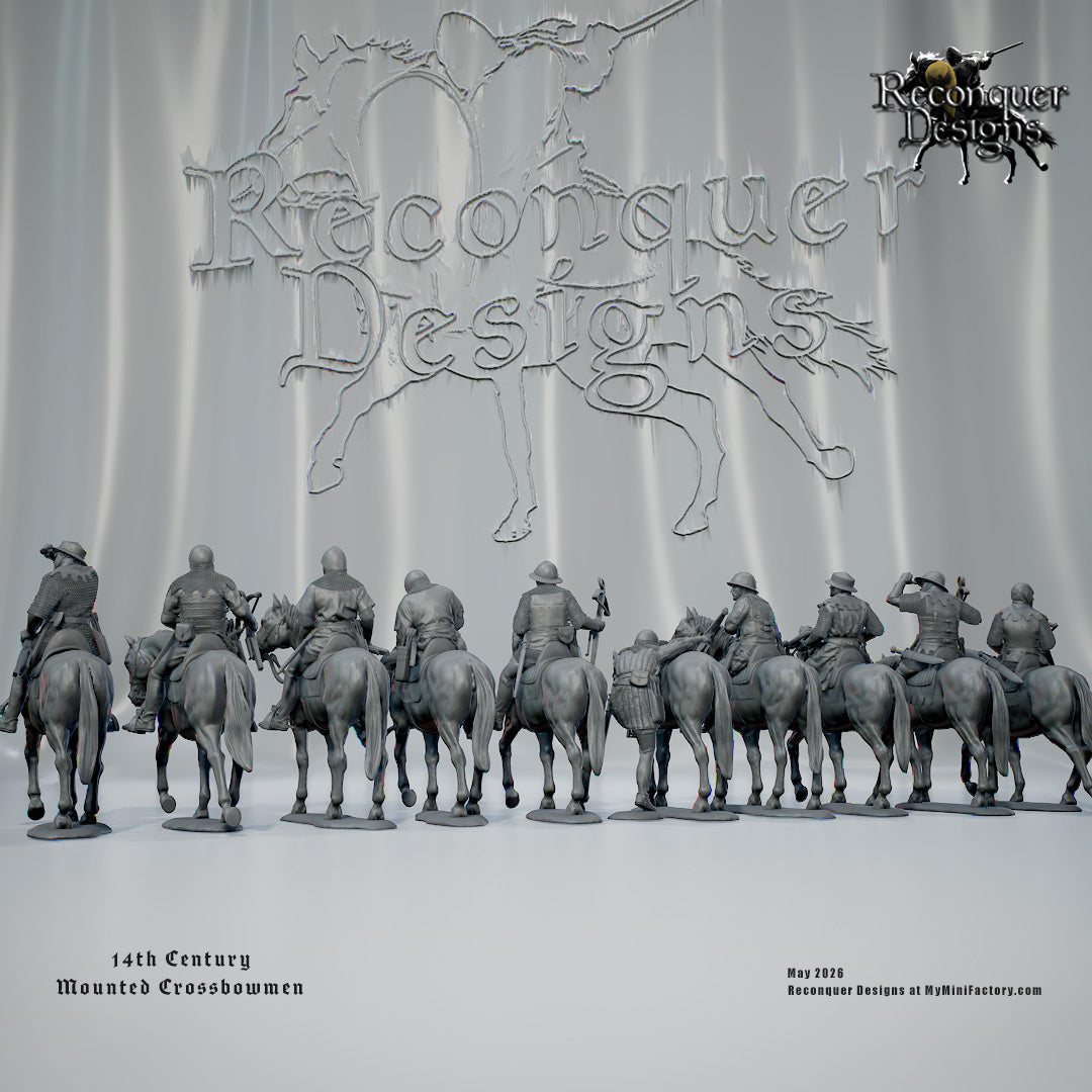 14th Century Mounted Crossbowmen