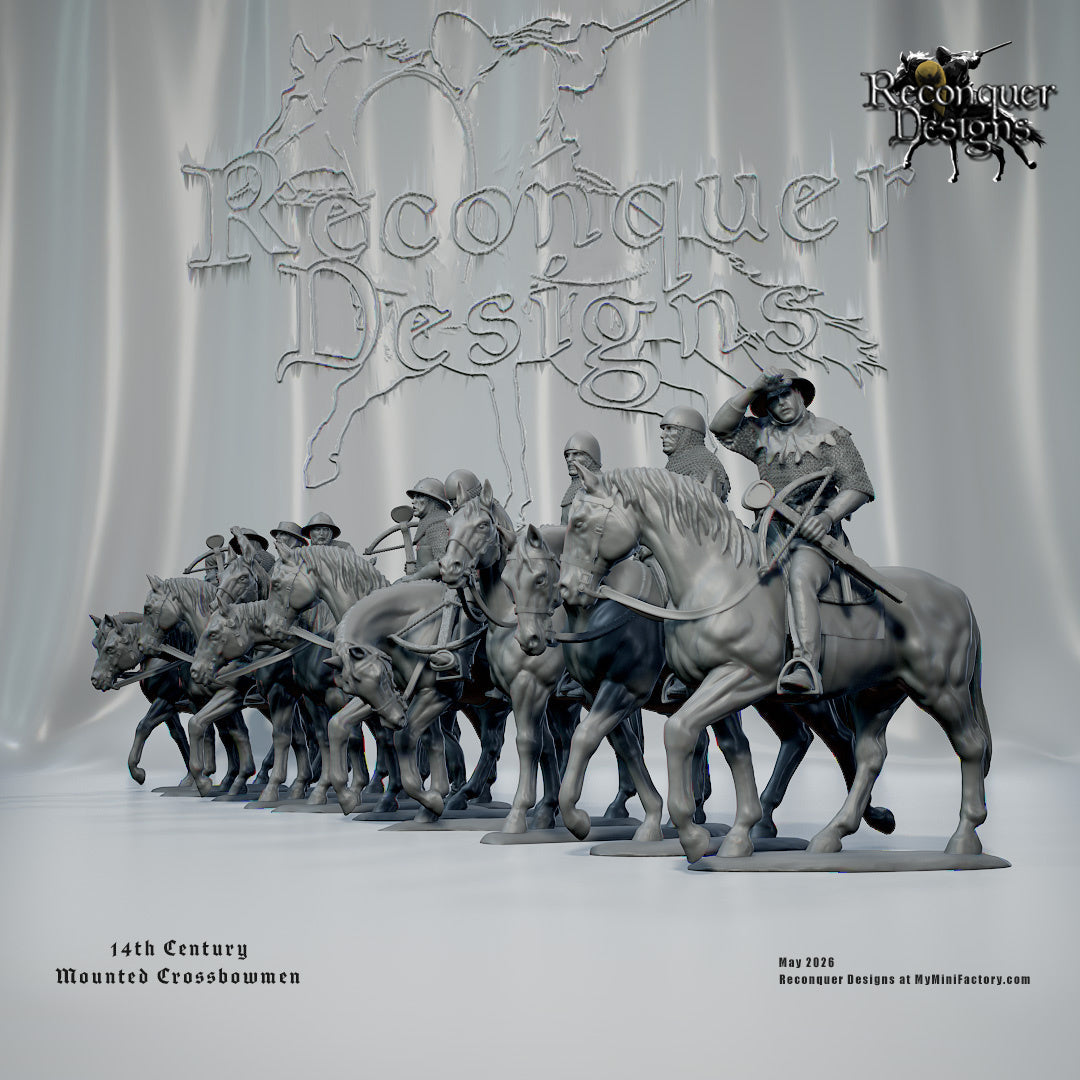 14th Century Mounted Crossbowmen