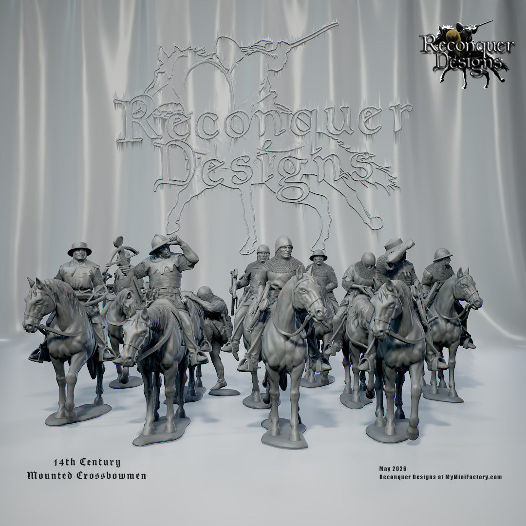 14th Century Mounted Crossbowmen