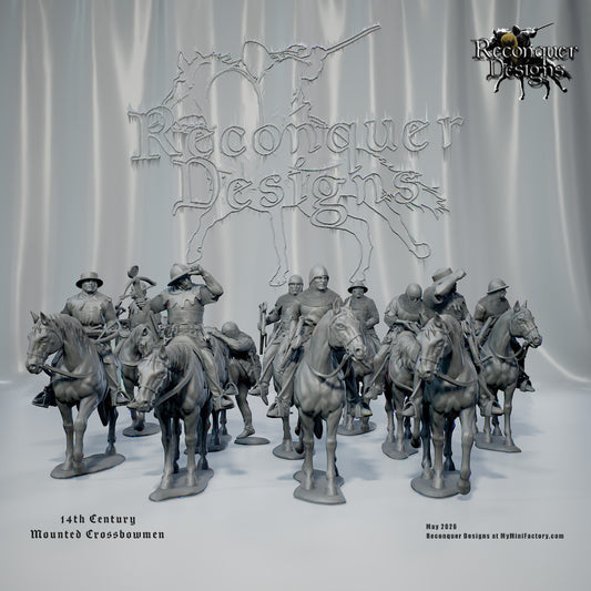 14th Century Mounted Crossbowmen