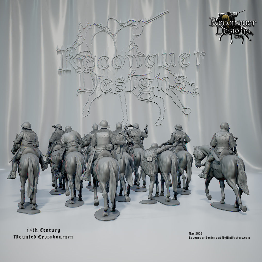 14th Century Mounted Crossbowmen