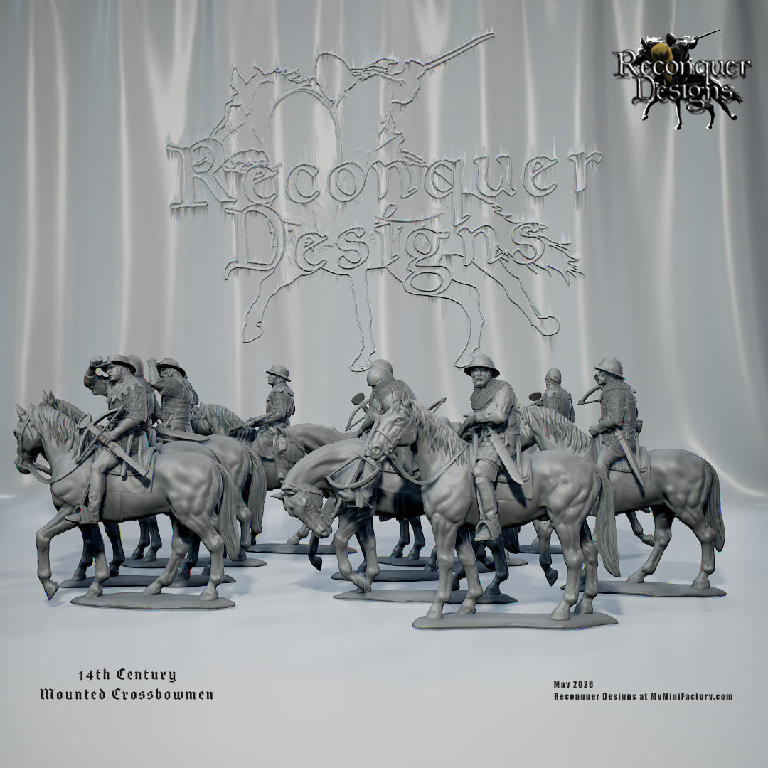 14th Century Mounted Crossbowmen